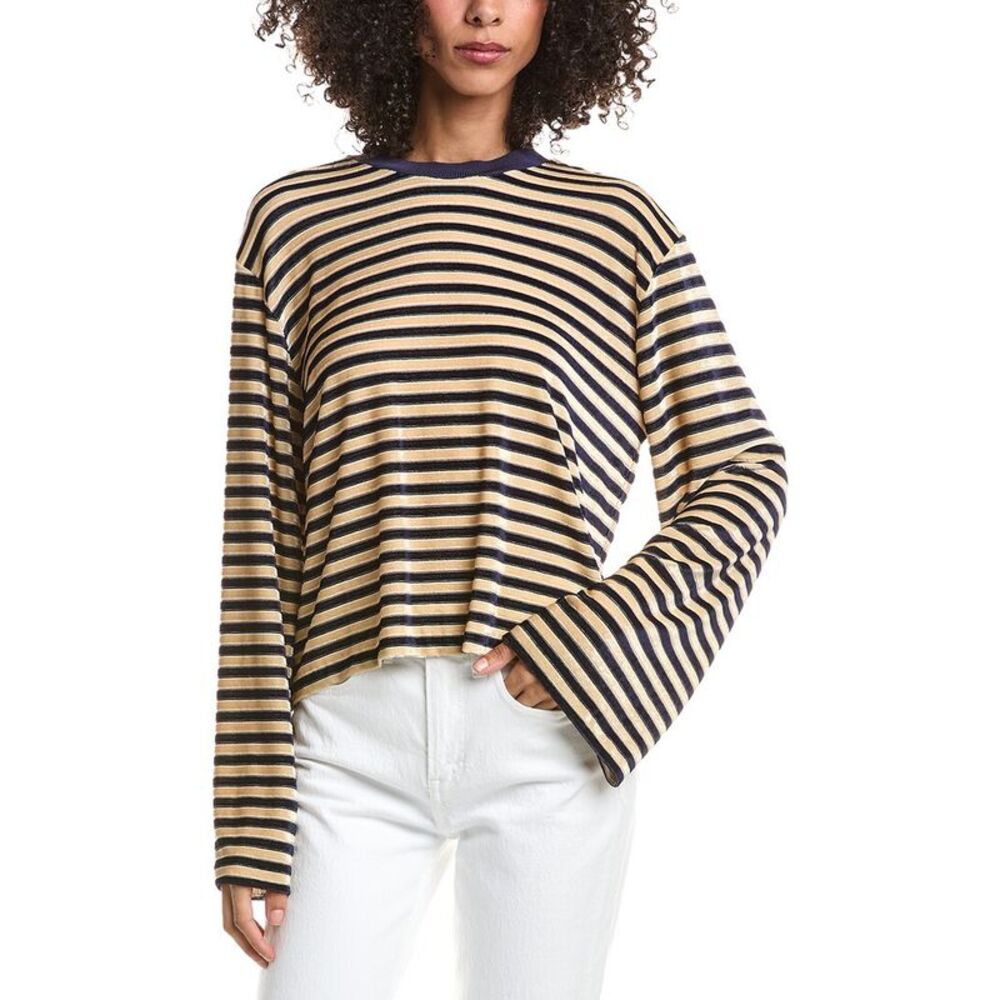 Forte_Forte Womens Textured T-Shirt, Multi